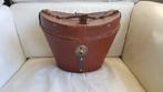 Oude lederen hoedendoos, Antiek en Kunst, Curiosa en Brocante, Ophalen of Verzenden