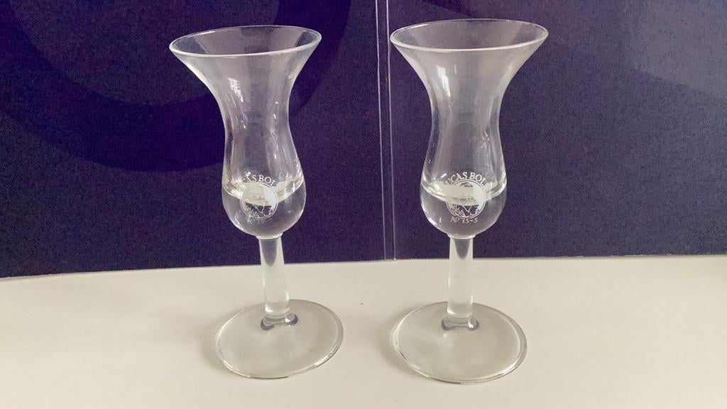 Bols Jeneverkelkjes, Ophalen of Verzenden, Zo goed als nieuw, Borrel- of Shotglas