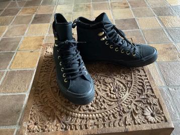 Converse Allstars, nieuw maat 40/41. Zwart leer beschikbaar voor biedingen
