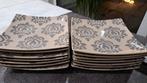 14 stuks mooie vierkant borden van Casa, Ophalen of Verzenden, Zo goed als nieuw, Overige stijlen, Bord(en)
