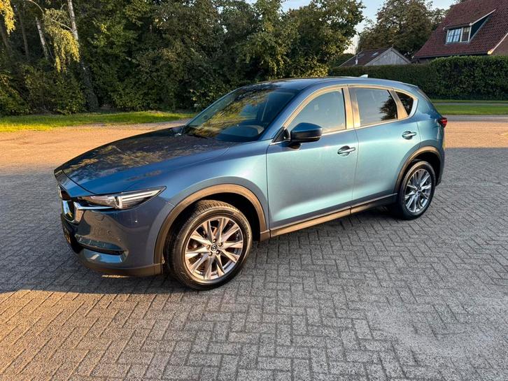 Mazda CX-5 2.0 Skyactiv-g 165pk Exclusive 2019 Blauw LED|NAV, Auto's, Mazda, Bedrijf, CX-5, ABS, Adaptieve lichten, Airbags, Airconditioning