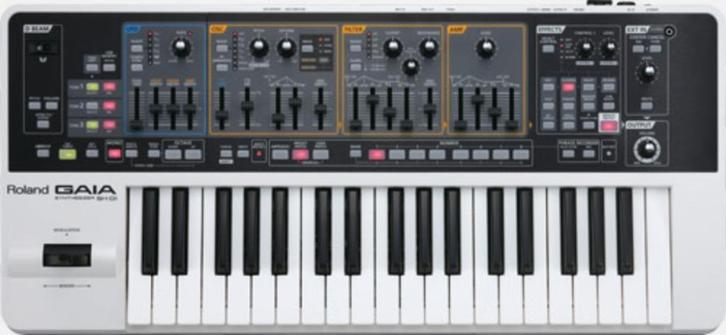 Roland Gaia original synthesizer SH 01, Muziek en Instrumenten, Synthesizers, Zo goed als nieuw, 61 toetsen, Roland, Met midi-aansluiting