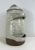 Ambachtelijke Franse olijven pot met deksel en lepelhouder, Ophalen of Verzenden