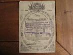 Originele loterij-obligatie / loterij-geldleening 1871, Ophalen of Verzenden, Voor 1920
