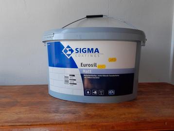 Sigma Eurosil Matt gevelverf wit – 2 x 12,5L beschikbaar voor biedingen