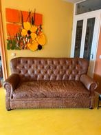 Klassieke Chesterfield bank, Huis en Inrichting, Ophalen, Gebruikt, 150 tot 200 cm, Driepersoons