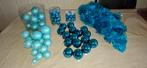 Groen blauw kerstballen., Diversen, Kerst, Ophalen of Verzenden, Zo goed als nieuw