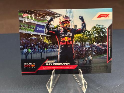 Max Verstappen Surpasses Prost with 52nd win - Topps Now F1, Hobby en Vrije tijd, Stickers en Plaatjes, Nieuw, Plaatje, Ophalen of Verzenden