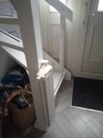 Wit veiligheidshekje voor trap of deur, Kinderen en Baby's, Traphekjes, Ophalen of Verzenden, Zo goed als nieuw, Klemhekje, Hout