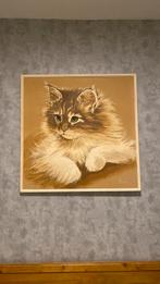 Schilderij van Collins - Kat/Poes, Antiek en Kunst, Ophalen