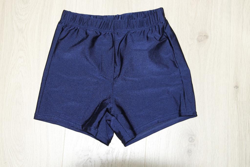 Turnbroekje Agiva maat 10/140 NIEUW, Sport en Fitness, Turnen, Blauw, Turnbroekje, Nieuw, Kindermaat 122 t/m 140