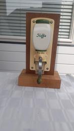 Pede koffiemolen antiek groen wit crème vintage wandmodel, Ophalen of Verzenden