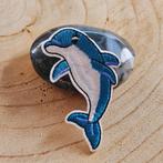 Strijk embleem applicatie Patch Dolfijn, D, Nieuw, Ophalen of Verzenden, D