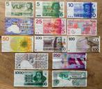Complete set Nederland bankbiljetten 5 gulden - 1000 gulden, Postzegels en Munten, Bankbiljetten | Nederland, Setje, 250 gulden