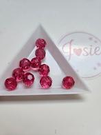 Roze Facet Kralen - Nieuw #166, Hobby en Vrije tijd, Kralen en Sieraden maken, Ophalen, Nieuw, Kraal