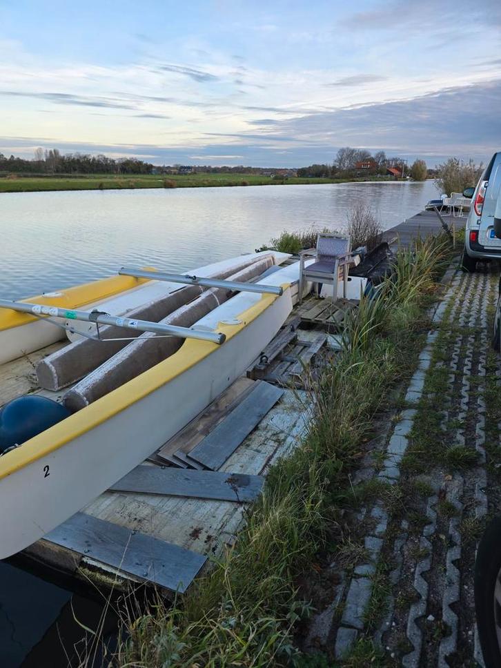 Gratis af te halen: Drijvers, vlot terras, Watersport en Boten, Bootonderdelen, Gebruikt, Ophalen of Verzenden