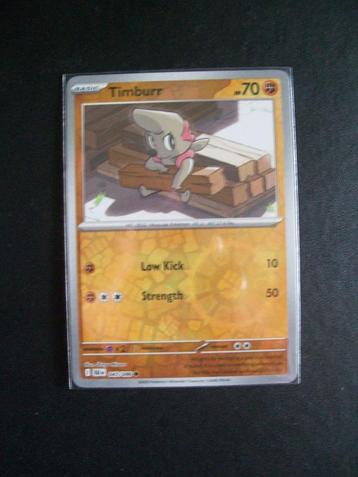 4790: Nieuwe Pokemonkaart holofoil TIMBURR HP 70 (047/086) beschikbaar voor biedingen