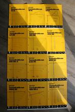 Folders Liebherr-torenkranen, Ophalen of Verzenden, Zo goed als nieuw, Folder