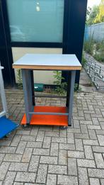 Werkbank op stalen frame 75br 70d en 87h, Ophalen, Gebruikt, 70 tot 120 cm