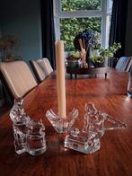 Lotje van 3 stuks Orrefors kristal, Ophalen of Verzenden, Zo goed als nieuw, Kristal