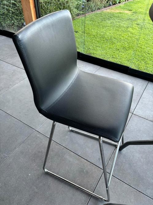 IKEA Volgang barkrukken - 4 stuks zwart chroom, Huis en Inrichting, Stoelen, Gebruikt, Vier, Metaal, Zwart, Ophalen