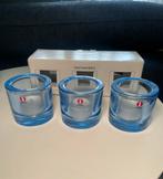Iitala Kivi Marimekko waxinelichthouders glas vintage, Ophalen