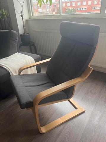 POÄNG Fauteuil - Donkergrijs beschikbaar voor biedingen