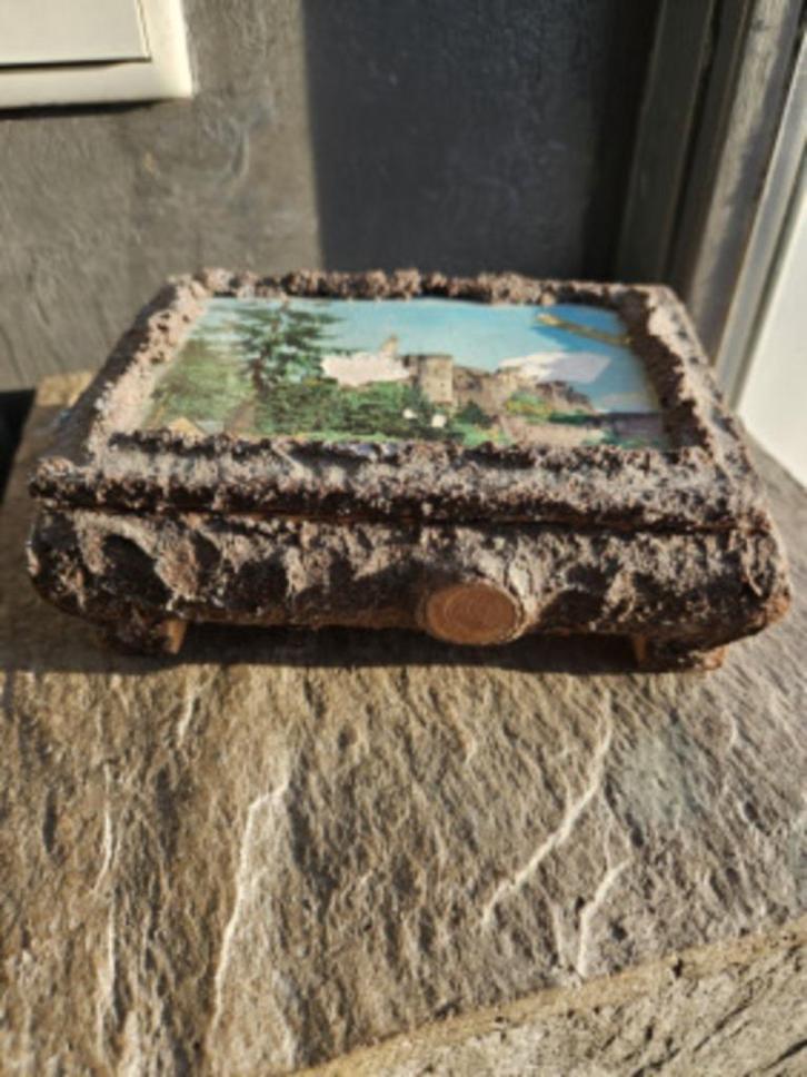 Vintage muziekdoosje uit zwitserland, handmatig opwinden..., Antiek en Kunst, Curiosa en Brocante, Ophalen of Verzenden