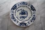 Delfts Blauw 417 Herdenking bord, Ophalen
