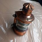 Antieke koperen scheepslamp, Antiek en Kunst, Antiek | Lampen, Ophalen of Verzenden