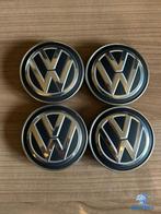 ORIGINELE VW Volkswagen naafkap naafdop set zwart chroom, Auto diversen, Wieldoppen, Gebruikt, -, Verzenden, -