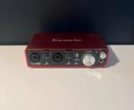 Focusrite Scarlett 2i2 Audio Interface, Ophalen of Verzenden, Zo goed als nieuw, Minder dan 5 kanalen, Microfooningang