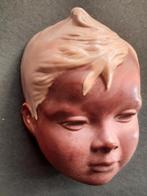 Cortendorf muur masker kinderkopje - fifties , mid-century, Antiek en Kunst, Ophalen of Verzenden