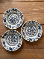 3 x Enoch Wedgwood borden - blue onion design, Antiek en Kunst, Ophalen of Verzenden