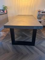 Betonlook eetkamertafel, Ophalen, Gebruikt, 200 cm of meer, 50 tot 100 cm