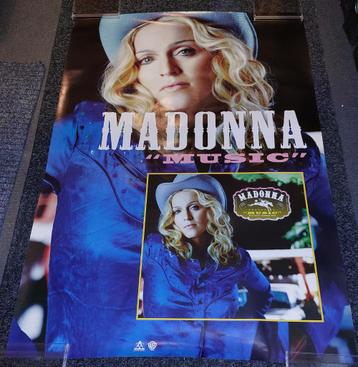 Madonna PROMO POSTER Music Origineel uit 2000 (#2) beschikbaar voor biedingen