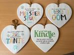 15x porseleinen hart met tekst, Huis en Inrichting, Ophalen of Verzenden, Nieuw