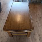Massieve Eiken Salontafel Met Laden., Huis en Inrichting, Ophalen, 100 tot 150 cm, Eikenhout, 50 tot 100 cm