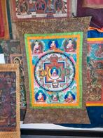 Tibetaanse oude thangka tanka thanka tangka, Ophalen of Verzenden