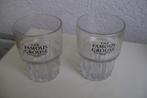 2 whisky glazen met zwarte tekst, Ophalen of Verzenden, Nieuw, Overige typen