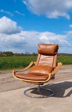 Vintage Scandinavisch design draaifauteuil Nelo, Ophalen, Zo goed als nieuw, Deens mcm mid century modern