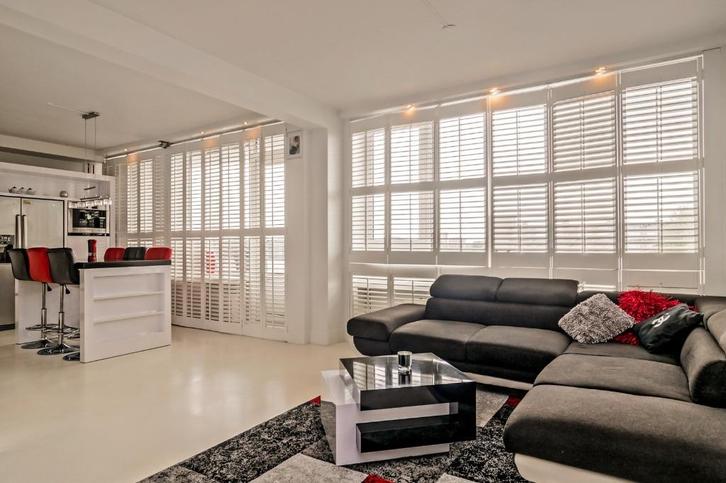 Witte Shutters, Huis en Inrichting, Stoffering | Gordijnen en Lamellen, Gebruikt, 200 cm of meer, 50 tot 100 cm, Wit, Ophalen