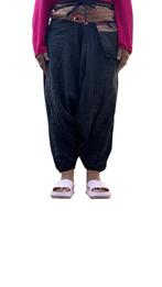Free Size Harembroek Blauw/Grijs, Ophalen of Verzenden, Grijs, Lang