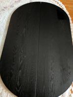 Zwarte ovale salontafel, Antiek en Kunst, Ophalen