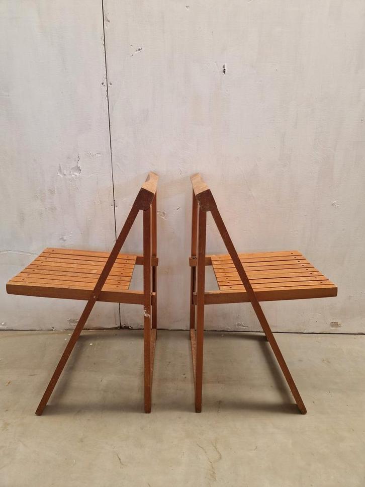 Een paar aldo jacober trieste voor alberto bazzani stoelen, Huis en Inrichting, Stoelen, Gebruikt, Ophalen of Verzenden