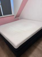 Boxspring 180x200 met matras - Weinig gebruikt!, Ophalen, Zwart, Tweepersoons, Zo goed als nieuw