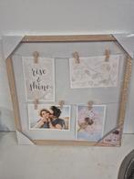 Fotolijst om losse foto's in te hangen met licht, Ophalen of Verzenden, Nieuw, Minder dan 50 cm, Minder dan 50 cm