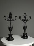 Antique Pair of Late 19th – Early 20th Century Candelabras, Antiek en Kunst, Ophalen of Verzenden