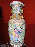 XXL Chinese vloervaas op voetstuk, Huis en Inrichting, Woonaccessoires | Vazen, Ophalen, Minder dan 50 cm, A, A