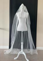 Nieuw! Calanthe bruidssluier met kristallen, 250 cm!, Calanthe, Wit, Nieuw, Ophalen of Verzenden